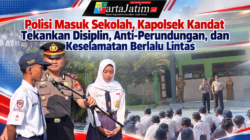Polisi Masuk Sekolah, Kapolsek Kandat Tekankan Disiplin, Anti-Perundungan, dan Keselamatan Berlalu Lintas