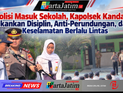 Polisi Masuk Sekolah, Kapolsek Kandat Tekankan Disiplin, Anti-Perundungan, dan Keselamatan Berlalu Lintas