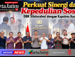 Perkuat Sinergi dan Kepedulian Sosial, DBK Silaturahmi dengan Kapolres Kediri Kota