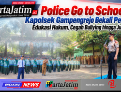 Police Go to School, Kapolsek Gampengrejo Bekali Pelajar Edukasi Hukum, Cegah Bullying hingga Judi Online