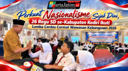 Perkuat Nasionalisme Sejak Dini, 26 Regu SD se-Kabupaten Kediri Ikuti Lomba Cerdas Cermat Wawasan Kebangsaan 2026