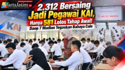 2.312 Bersaing Jadi Pegawai KAI, Hanya 581 Lolos Tahap Awal! Daop 7 Madiun Tegaskan Bahaya Calo