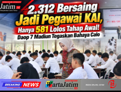 2.312 Bersaing Jadi Pegawai KAI, Hanya 581 Lolos Tahap Awal! Daop 7 Madiun Tegaskan Bahaya Calo