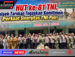 HUT ke-81 TNI, Kapolsek Tarokan Tegaskan Komitmen Perkuat Sinergitas TNI-Polri