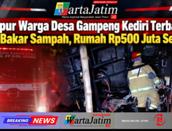 Dapur Warga Desa Gampeng Kediri Terbakar Usai Bakar Sampah, Rumah Rp500 Juta Selamat