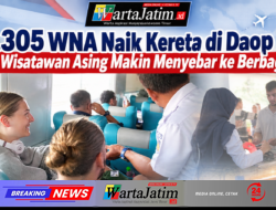 8.305 WNA Naik Kereta di Daop 7, Jejak Wisatawan Asing Makin Menyebar ke Berbagai Kota