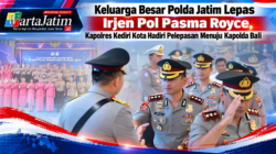Keluarga Besar Polda Jatim Lepas Irjen Pol Pasma Royce, Kapolres Kediri Kota Hadiri Pelepasan Menuju Kapolda Bali