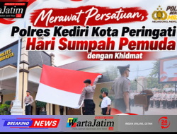 Merawat Persatuan, Polres Kediri Kota Peringati Hari Sumpah Pemuda dengan Khidmat