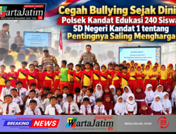 Cegah Bullying Sejak Dini, Polsek Kandat Edukasi 240 Siswa SD Negeri Kandat 1 tentang Pentingnya Saling Menghargai