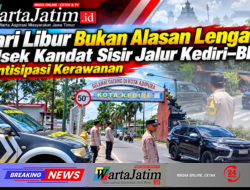 Hari Libur Bukan Alasan Lengah, Polsek Kandat Sisir Jalur Kediri–Blitar Antisipasi Kerawanan