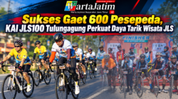 Sukses Gaet 600 Pesepeda, KAI JLS100 Tulungagung Perkuat Daya Tarik Wisata JLS