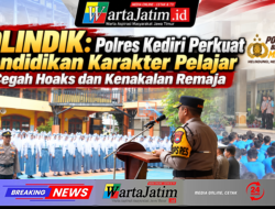 POLINDIK : Polres Kediri Perkuat Pendidikan Karakter Pelajar Cegah Hoaks dan Kenakalan Remaja