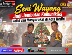 Seni Wayang Jadi Jembatan Komunikasi Polisi dan Masyarakat di Kota Kediri