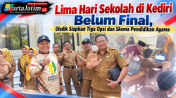Lima Hari Sekolah di Kediri Belum Final, Disdik Siapkan Tiga Opsi dan Skema Pendidikan Agama
