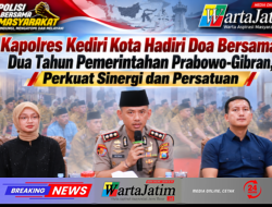 Kapolres Kediri Kota Hadiri Doa Bersama Dua Tahun Pemerintahan Prabowo-Gibran, Perkuat Sinergi dan Persatuan