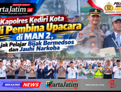 Kapolres Kediri Kota Jadi Pembina Upacara di MAN 2, Ajak Pelajar Bijak Bermedsos dan Jauhi Narkoba
