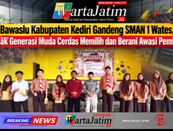 Bawaslu Kabupaten Kediri Gandeng SMAN 1 Wates, Ajak Generasi Muda Cerdas Memilih dan Berani Awasi Pemilu