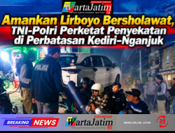 Amankan Lirboyo Bersholawat, TNI-Polri Perketat Penyekatan di Perbatasan Kediri–Nganjuk